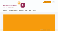Desktop Screenshot of bettinalaustroer.de