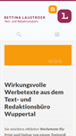 Mobile Screenshot of bettinalaustroer.de